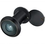 180 degree 33mm - 55mm Door Viewer in Smooth Black INT2  (JV944BL)